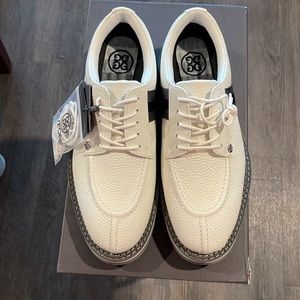 Brand new G/ FORE golf ⛳️ shoes.  Black and gray pin stripe on the sides